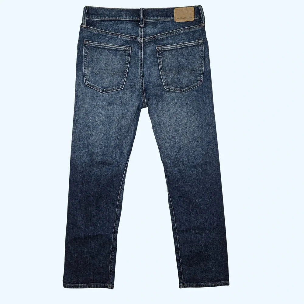 American Eagle Mens Original Straight Flex Jeans 31x32 (Fits 30